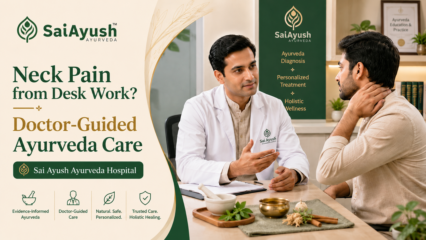 Why Neck Pain Keeps Coming Back: Causes, Warning Signs & Doctor-Guided Ayurvedic Care