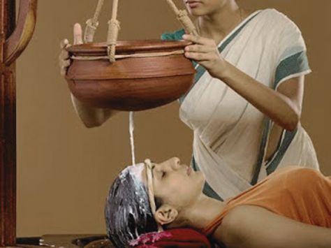 Ayurvedic takradhara therapy