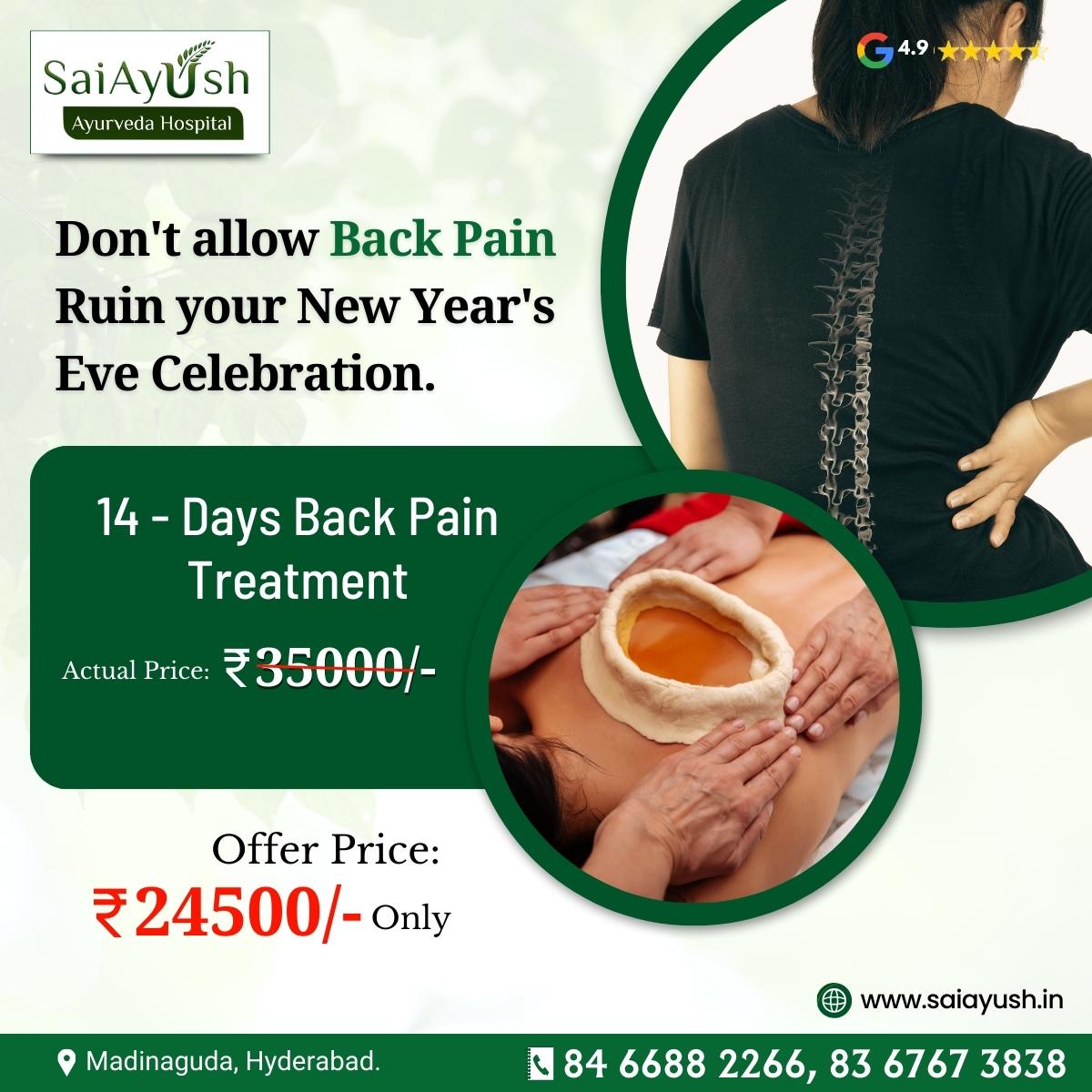 Ayurveda Treatment for Back Pain-14 Days Back Pain Treatment