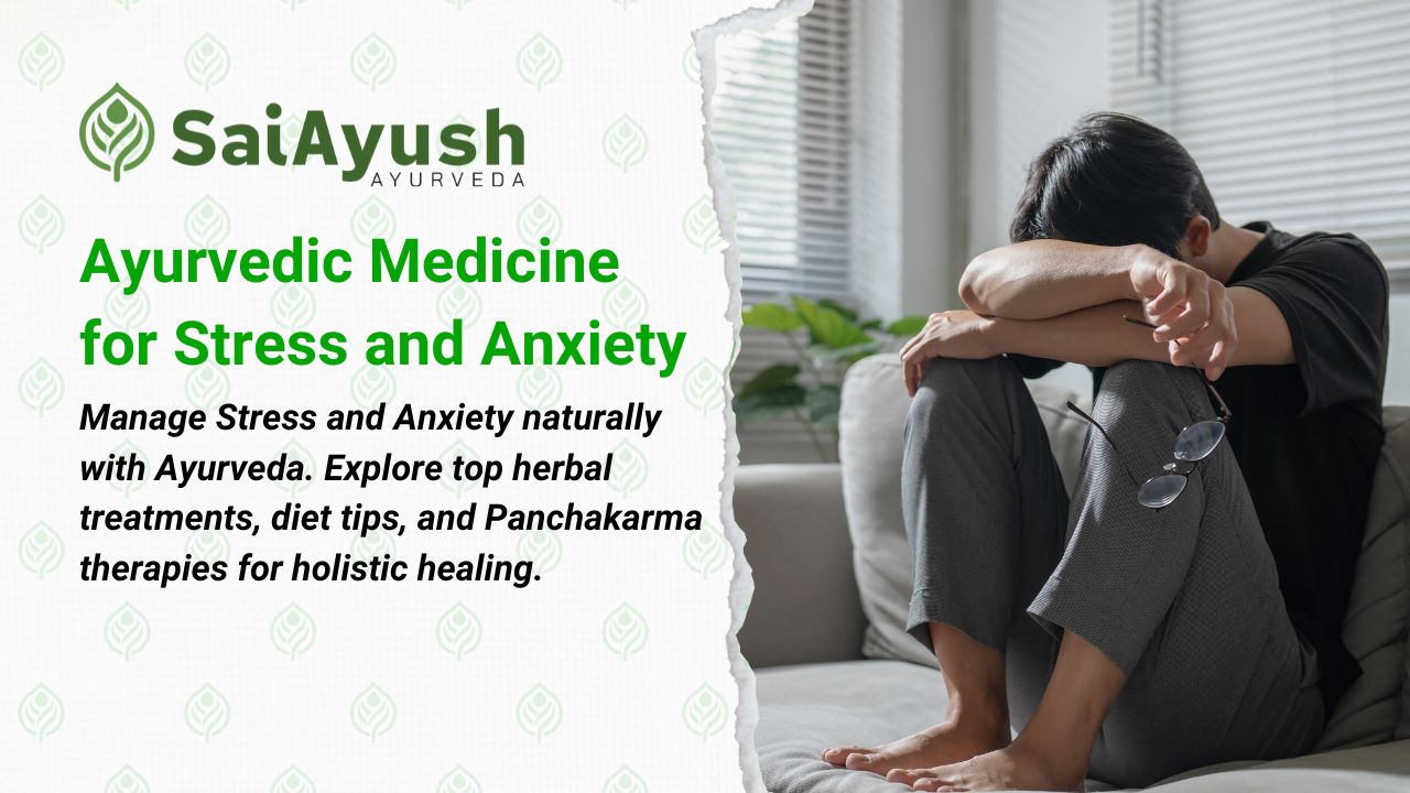 Ayurvedic Medicine for stress and Anxiety: Natural Wellness at Sai Ayush Ayurveda Hospitals