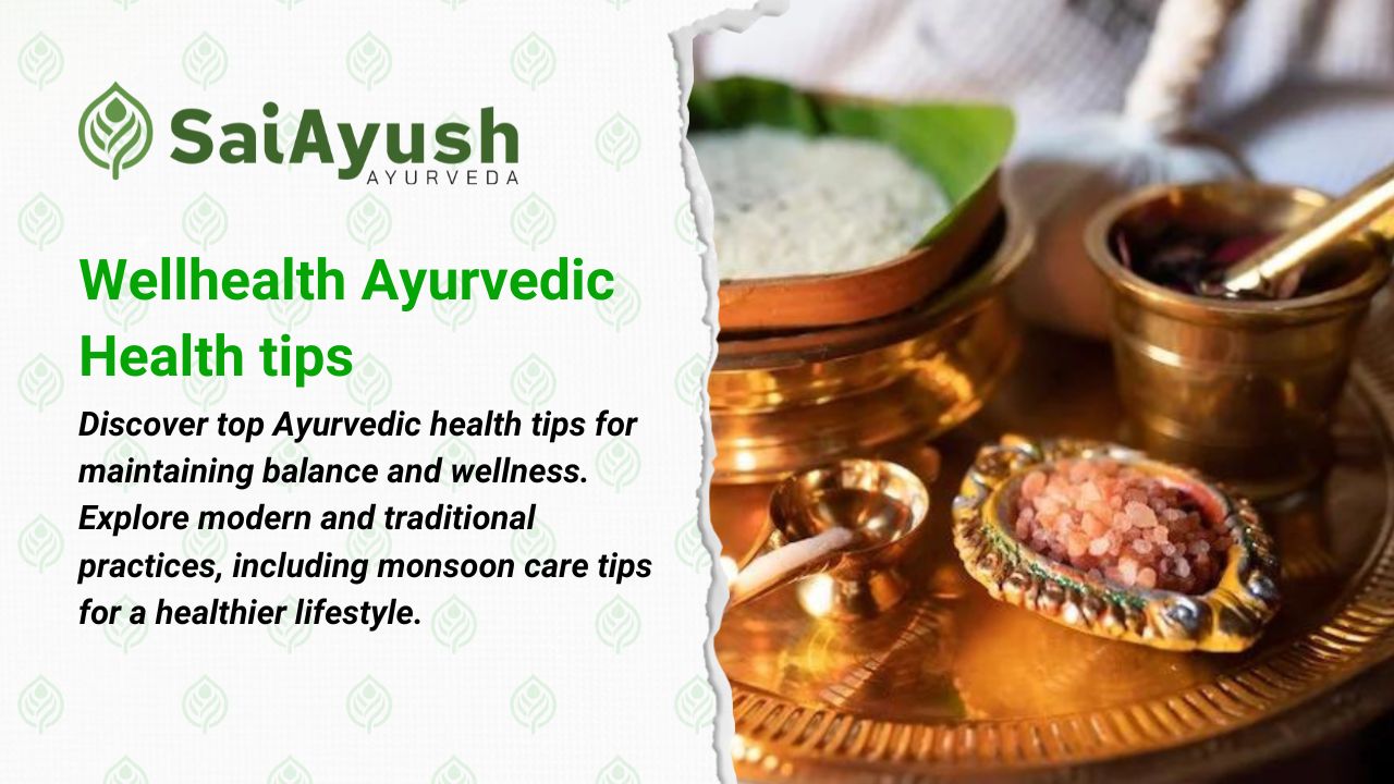 Wellhealth ayurvedic health tips