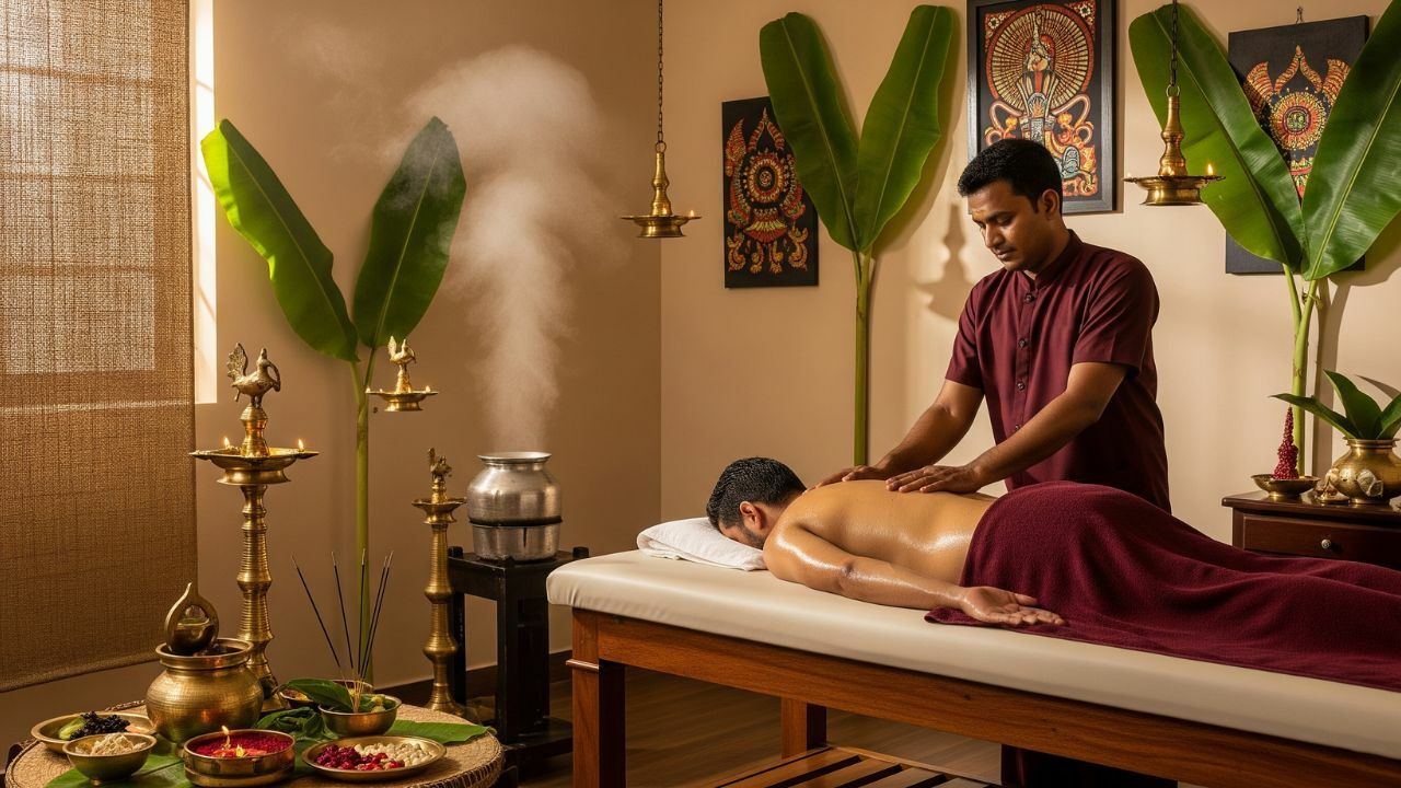 Best ayurvedic clinic near me Abhyanga oil massage treatment at best Ayurveda clinic near me