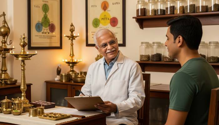 Doctor consultation for panchakarma treatment in hyderabad Doctor consultation for Panchakarma treatment in Hyderabad
