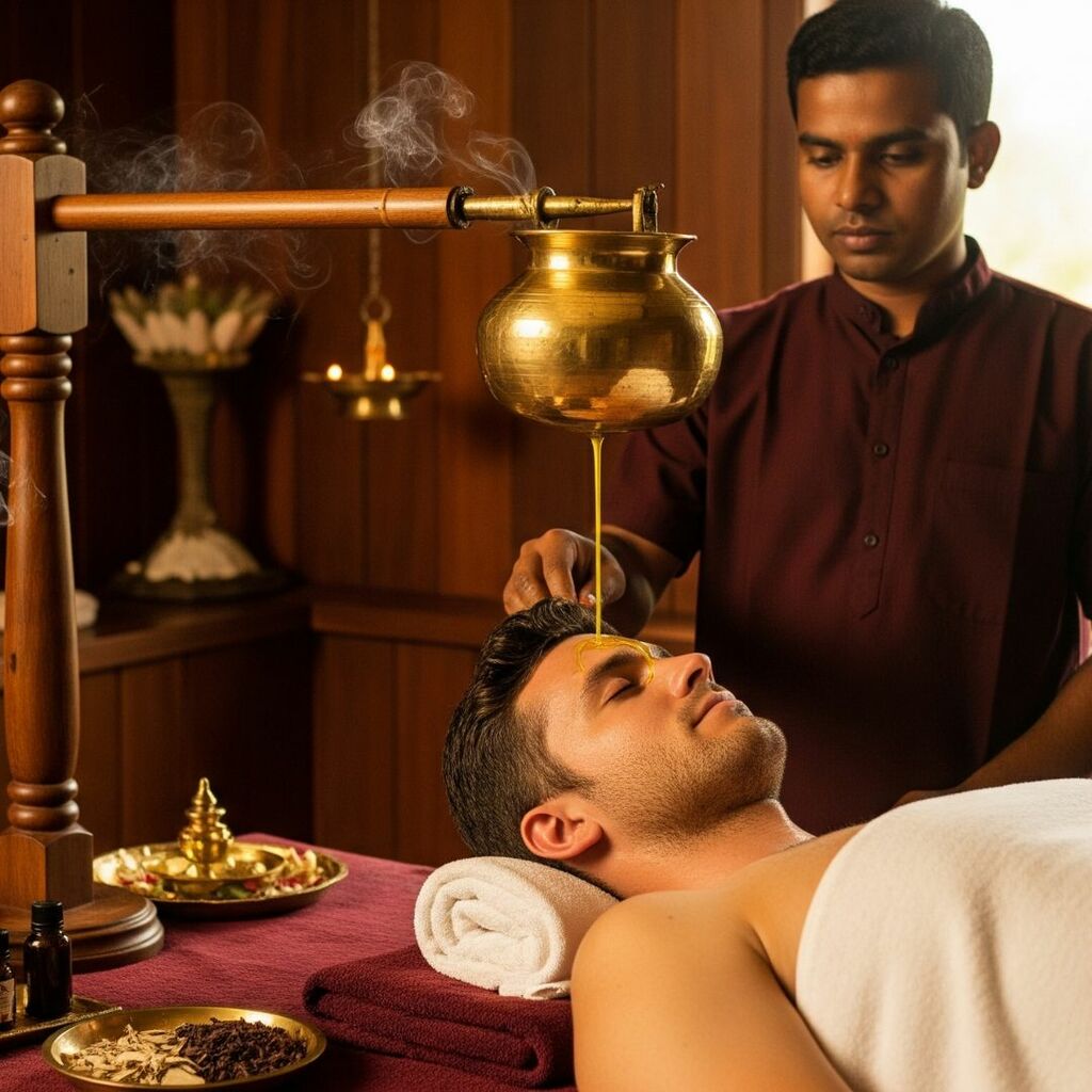 Shirodhara treatment