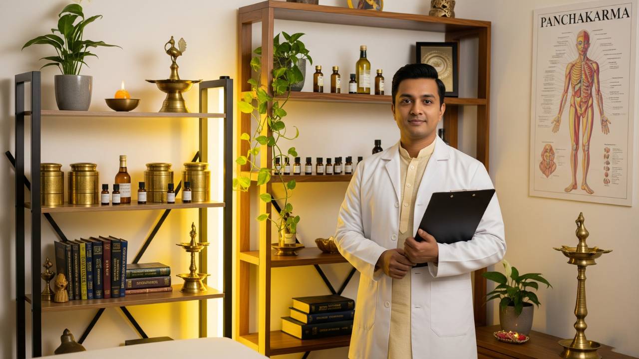 Patient having a successful consultation with the best Ayurveda doctor they found